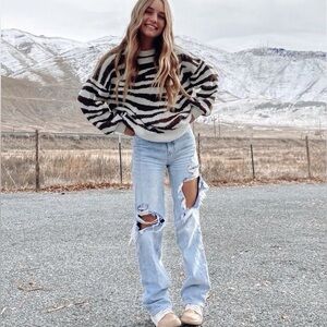 2 LEFT! ✨Animal Print Cozy Sweater